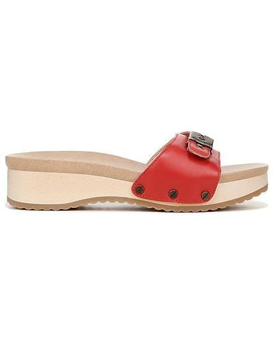 Dr. Scholls Original Too Flat Sandal - Red