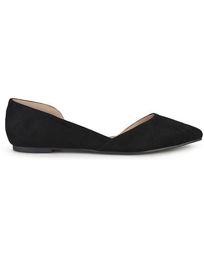 Journee Collection Ester Flat Flats Shoes - Black