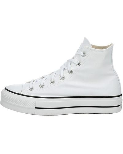 Converse Chuck Taylor All Star High Top Platform Sneaker - White