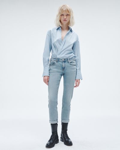 Rag & Bone Dre Slim Boyfriend - Blue