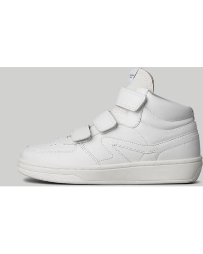 Rag & Bone Retro Court Strap Sneaker- Leather - White
