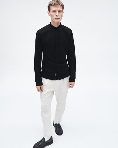 Rag & Bone Fit 2 Engineered Cotton Oxford Shirt - Black