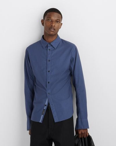 Rag & Bone Fit 2 Engineered Cotton Oxford Shirt - Blue