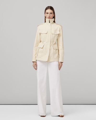 Rag & Bone Lorenz Cotton Military Jacket - White