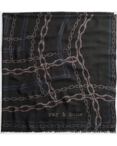 Rag & Bone Pea Chain Scarf - Black