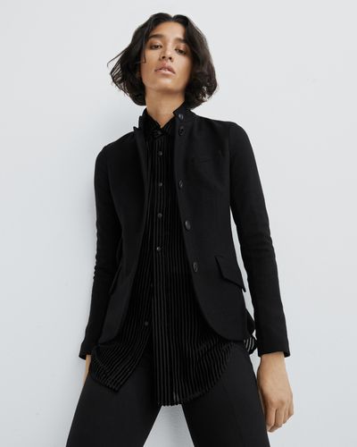 Blazer Femme Rag & Bone Ronin Noir/gris à Carreaux - Taille 4, 100% Coton, Neuf Avec étiquette