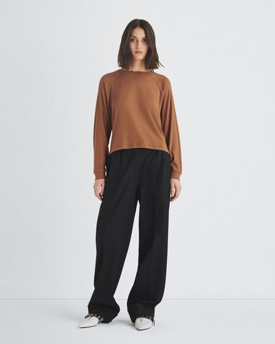 Rag & Bone The Knit Crew Pullover - Natural