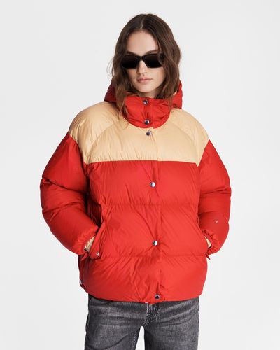 Rag & Bone Joelle Puffer Jacket - Red