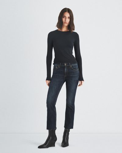 Rag & Bone Peyton Ankle Bootcut - Blue