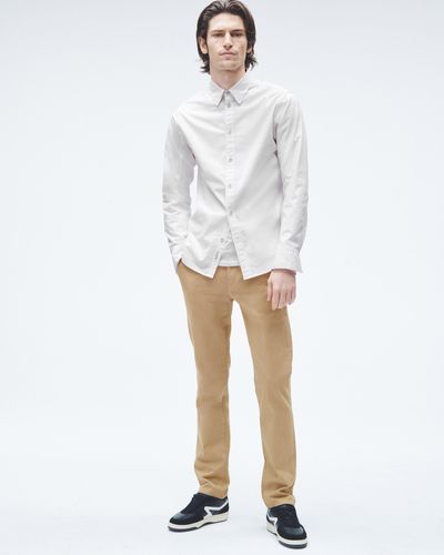 Rag & Bone Fit 2 Engineered Cotton Oxford Shirt - White