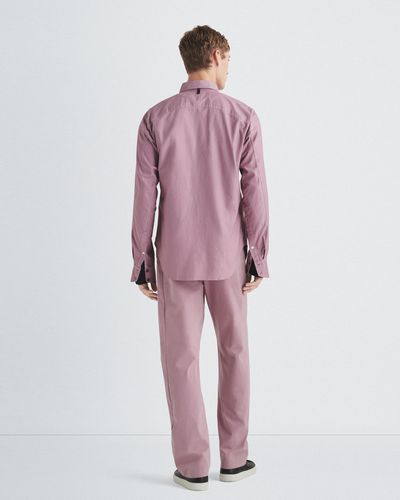 Rag & Bone Fit 2 Engineered Cotton Oxford Shirt - Pink