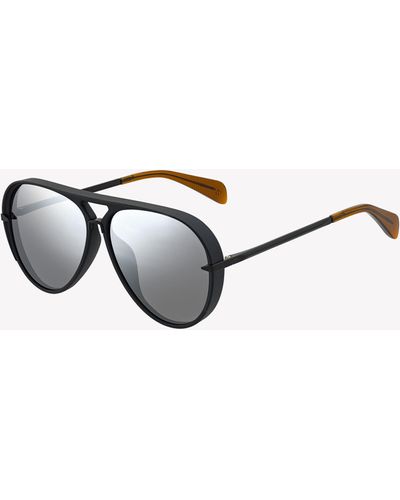 Rag & Bone 5014s Aviator Sunglasses - Black