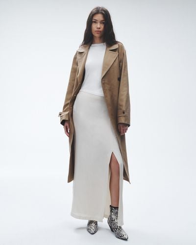 Rag & Bone Ilana Silk Skirt - White