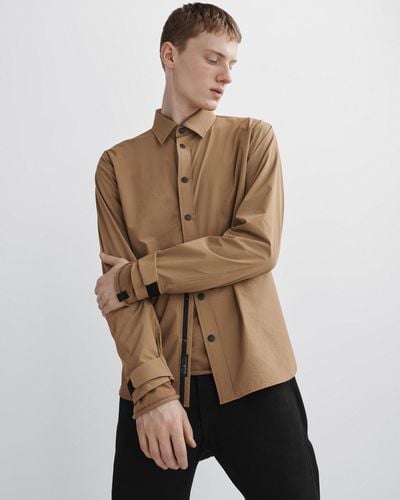 Rag & Bone Engineered Jack Flyweight Nylon Shirt - Natural