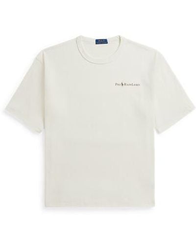 Polo Ralph Lauren Relaxed-Fit Jersey-T-Shirt mit Logo - Weiß