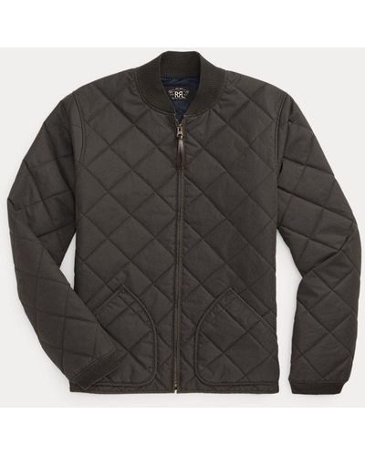 RRL Quilted Twill Jacket - Grey