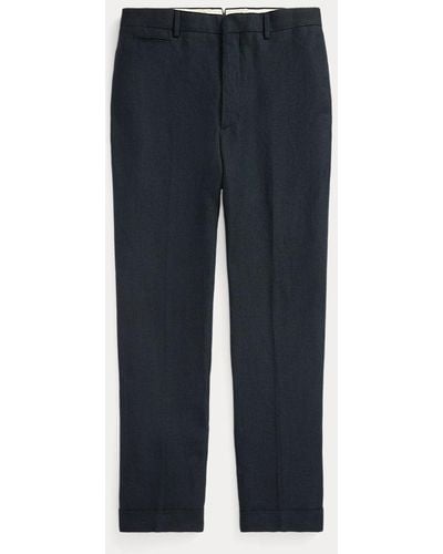 RRL Pantaloni in lino Slim-Fit - Blu
