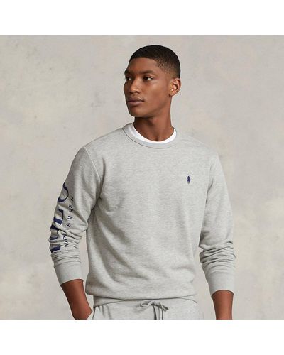 Polo Ralph Lauren Fleece-Sweatshirt mit Logostickerei - Grau
