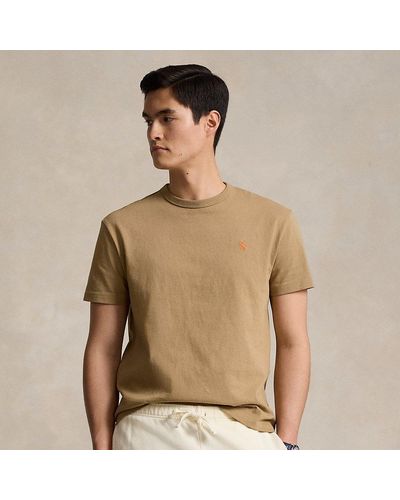 Polo Ralph Lauren Classic Fit Jersey Crewneck T-shirt - Brown