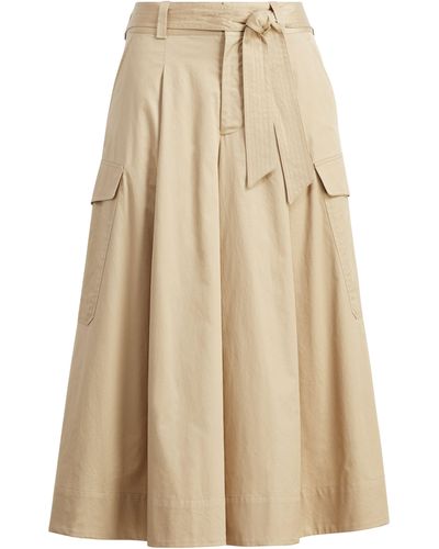 Polo Ralph Lauren Cotton Chino Wide-leg Pant - Natural