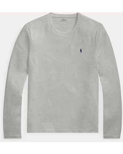 Polo Ralph Lauren Chemise de nuit en jersey de coton - Gris