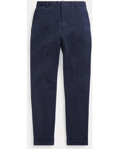 Ralph Lauren Anzughose aus Stretchchino - Blau