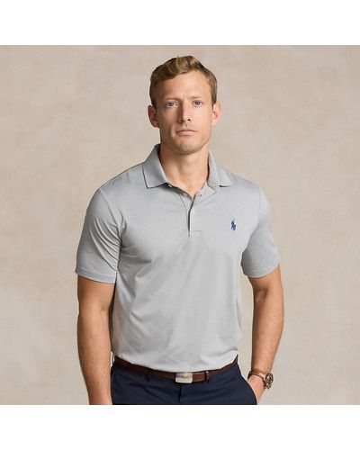 Ralph Lauren Classic Fit Performance Polo Shirt - Gray