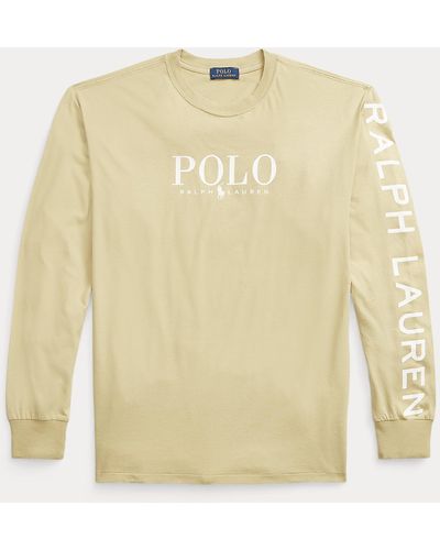 Polo Ralph Lauren T-shirt Big Pony manches longues jersey - Multicolore
