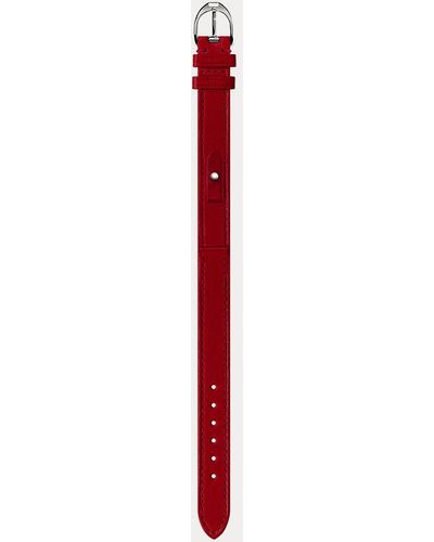 Ralph Lauren Mini Stirrup Calfskin Strap - Red
