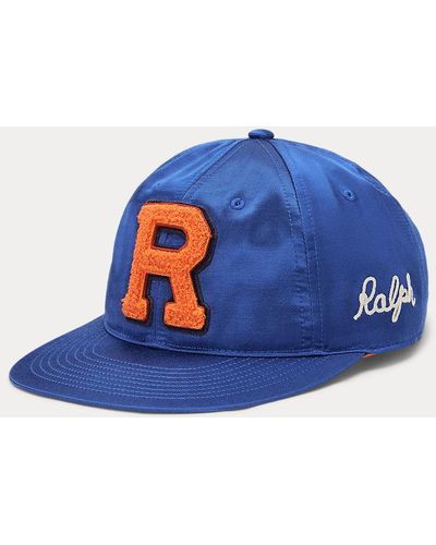 Polo Ralph Lauren Cappellino da baseball in raso - Blu