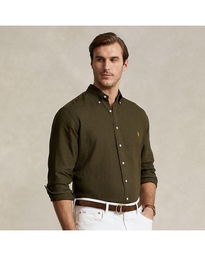 Ralph Lauren Lightweight Linen Shirt - Green