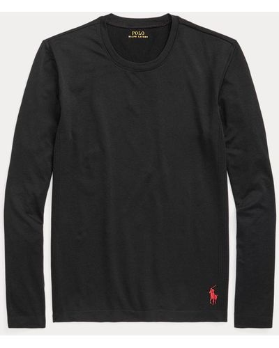Polo Ralph Lauren Vochtafvoerend Stretch Ondershirt - Zwart