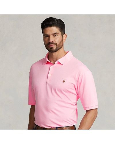 Ralph Lauren Grotere Maten - Zacht Katoenen Polo-shirt - Roze
