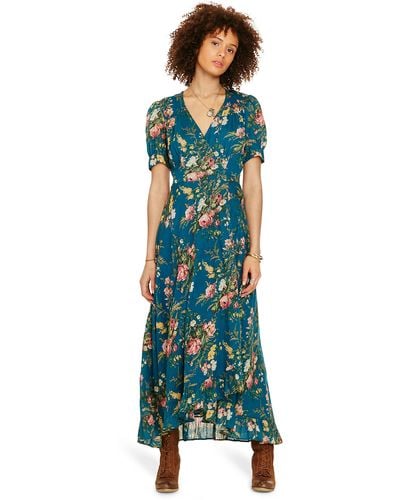 Denim & Supply Ralph Lauren Floral-print Gauze Wrap Dress - Multicolor