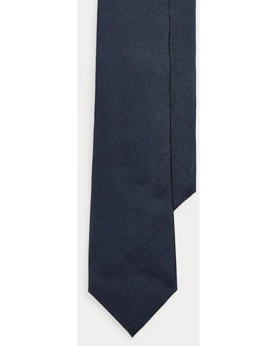 Ralph Lauren Purple Label Krawatte aus Seiden-Faille - Blau