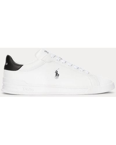 Polo Ralph Lauren Heritage Court Trainers - White