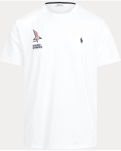 Polo Ralph Lauren Camiseta de punto Stars + Stripes - Blanco