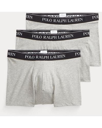 Polo Ralph Lauren Verpakking Van Drie Boxershorts Van Stretchkatoen - Zwart