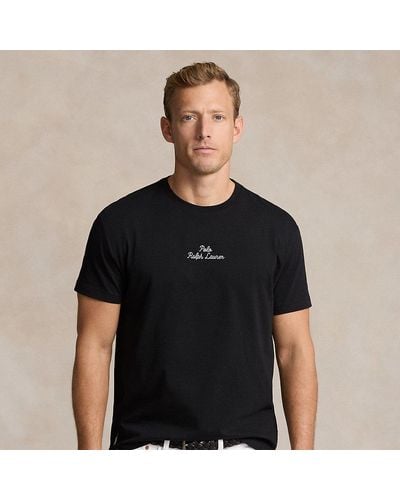 Polo Ralph Lauren Camiseta de punto jersey con logotipo - Negro