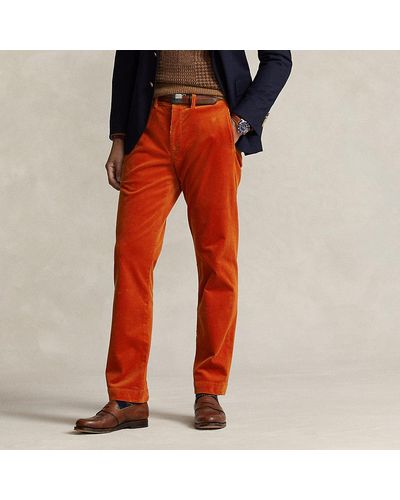Ralph Lauren Stretch Straight Fit Corduroy Pant - Red