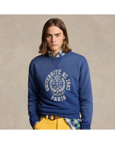 Polo Ralph Lauren Fleece-Sweatshirt mit Grafik - Blau