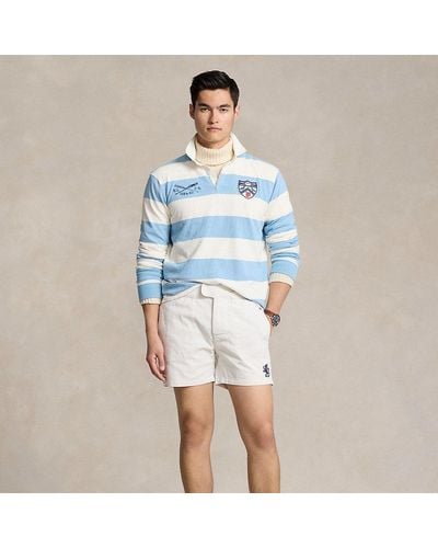 Ralph Lauren 12.7 Cm Relaxed Fit Twill Rugby Short - Blue