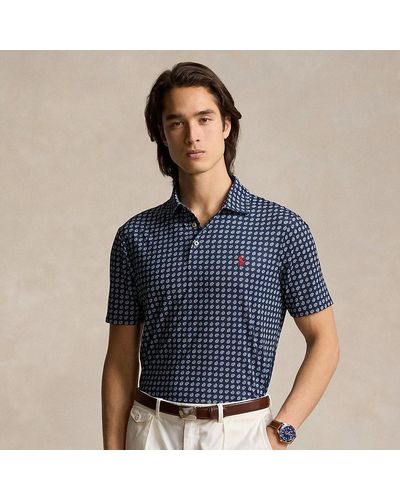 Ralph Lauren Classic Fit Performance Polo Shirt - Blue