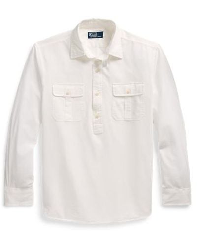 Polo Ralph Lauren Classic Fit Textured Workshirt - White