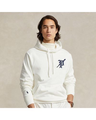 Polo Ralph Lauren Felpa con cappuccio e applicazione - Bianco