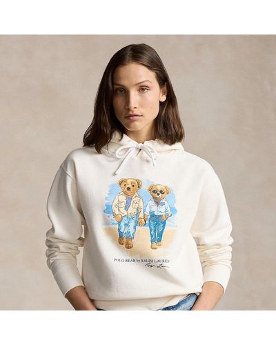 Ralph Lauren Kapuzenpullover mit Ralph Lauren & Ricky Bears - Blau