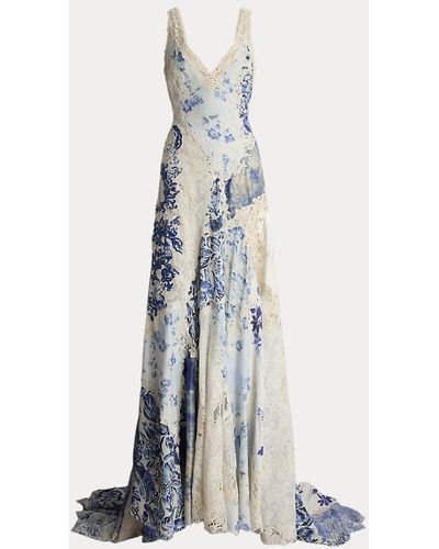 Ralph Lauren Collection Vestido de noche Harling de encaje - Multicolor
