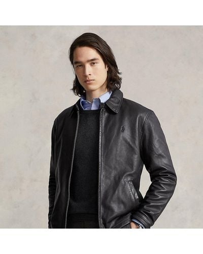 Men's Ralph Lauren Leather jackets from $698 | Lyst