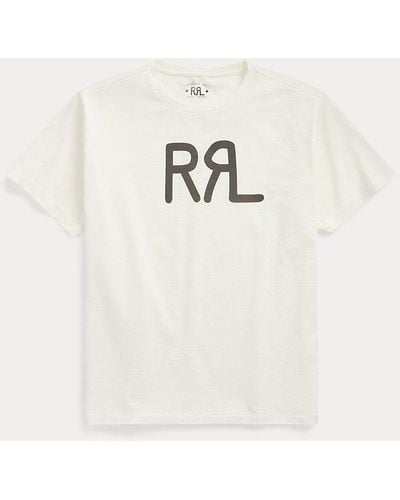 RRL T-shirt Met Rrl Ranch-logo - Wit