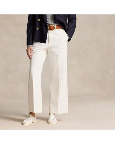 Ralph Lauren Pantaloni chino a gamba larga - Bianco